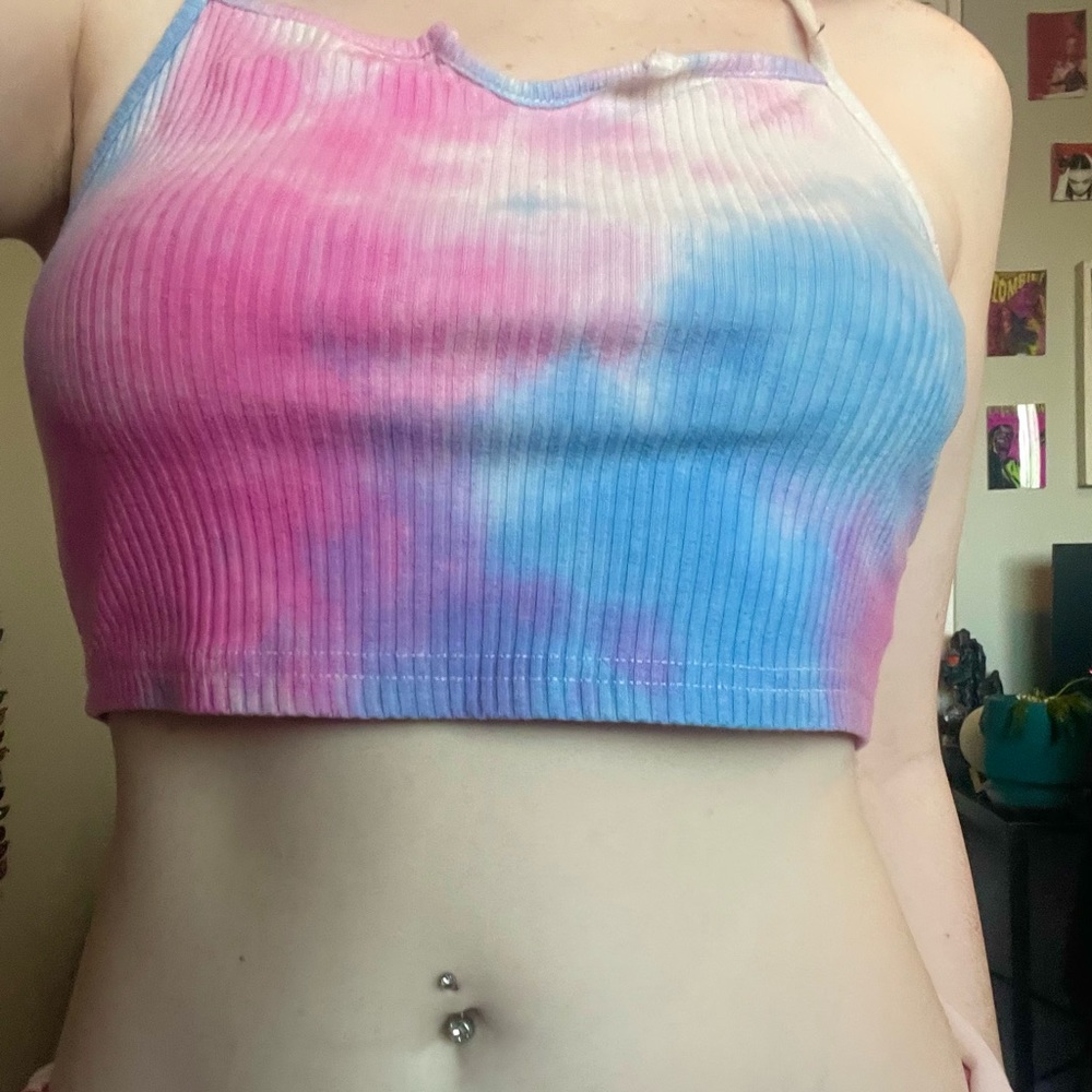 Tie-Dye Rib Knit Cami